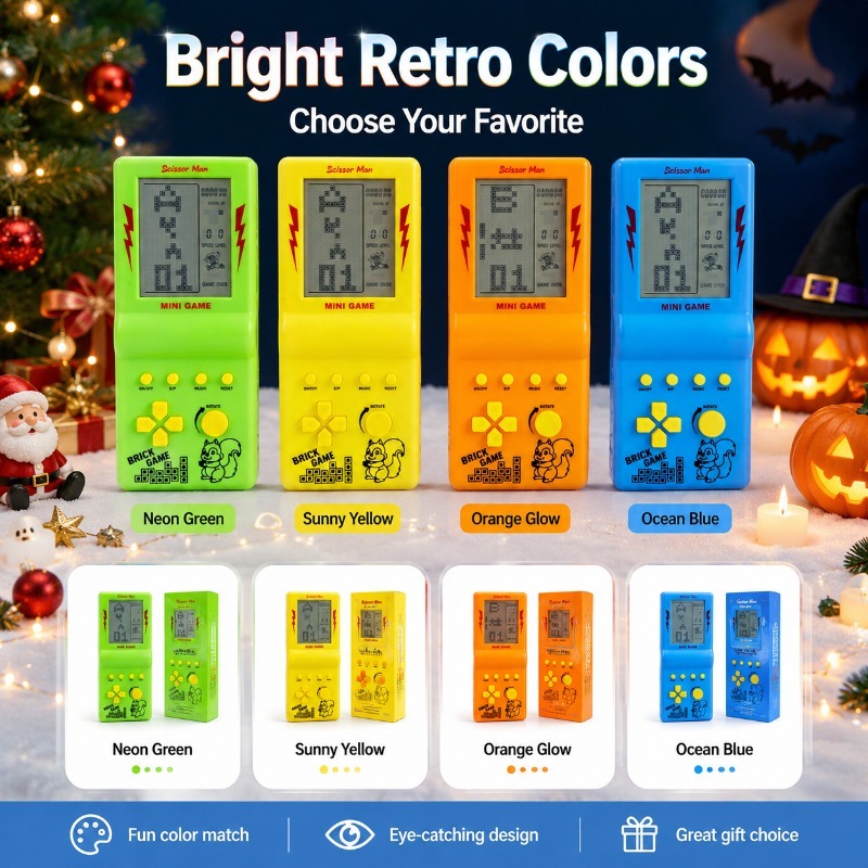 Retro Gaming Years - 4-дюймовая портативная игровая консоль в ретро-стиле