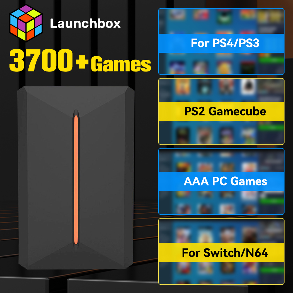 Retro Gaming Hdd - Launchbox 500 ГБ внешний игровой жесткий