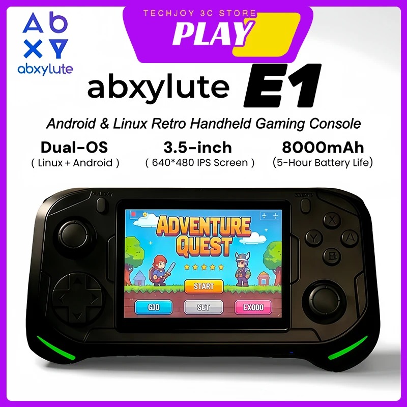 Retro Gaming Os Linux - Портативная игровая консоль Abxylute E1 RK3566