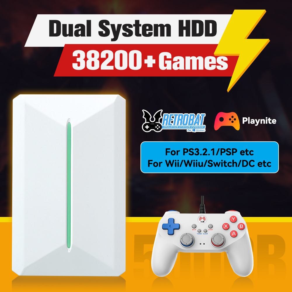 Retro Gaming Hdd - Retrobat&Playnite System HDD Ретро игровая консоль