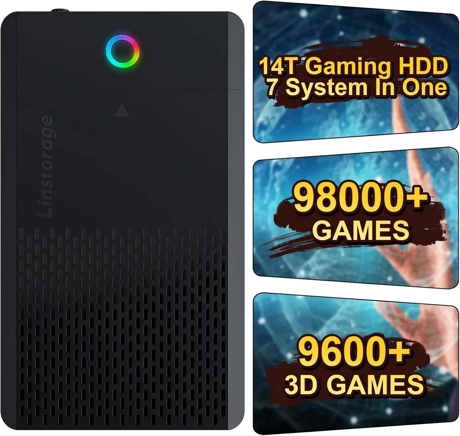 Retro Gaming Hard Drive - НОВЫЙ 14-ТЕРБАЙТОВЫЙ РЕТРО-ИГРОВОЙ ЖЕСТКИЙ ДИСК С
