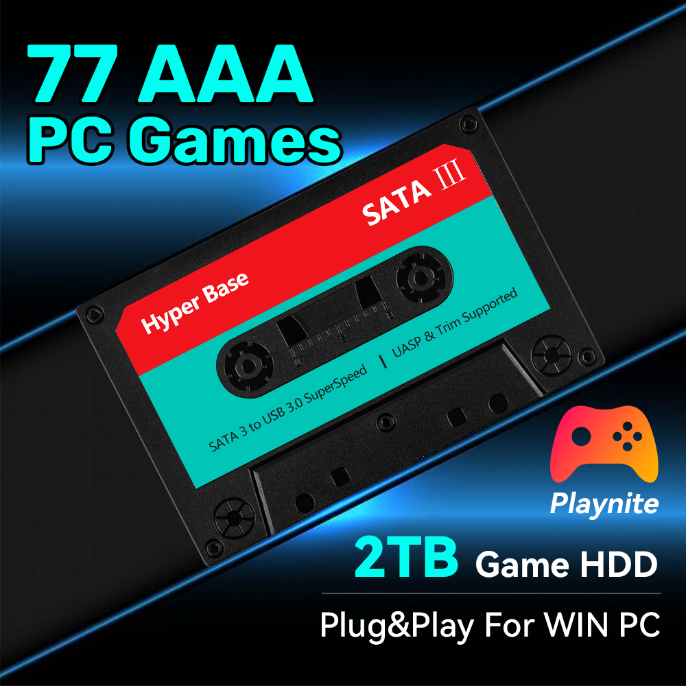 Retro Gaming Hdd - Внешний жесткий диск 2 ТБ для