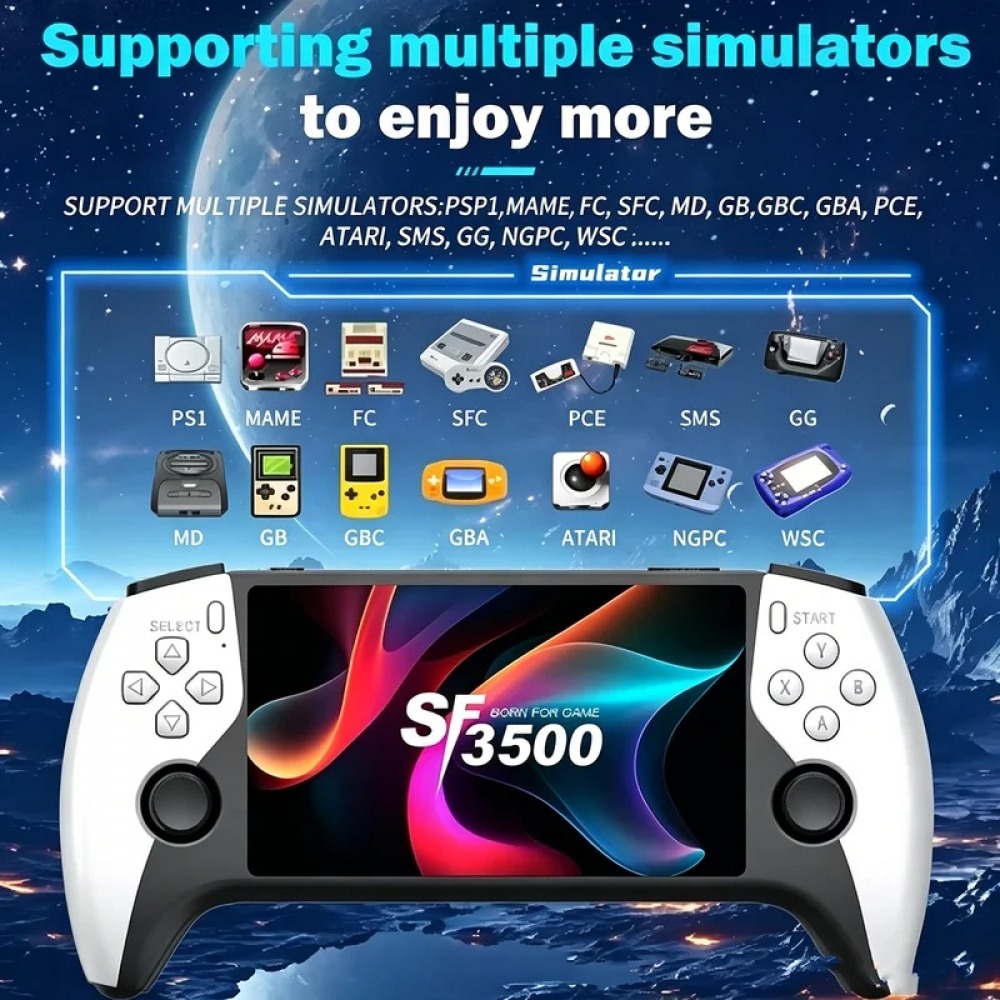Retro Gaming Apk - Портативная игровая консоль SF3500 5 дюймов