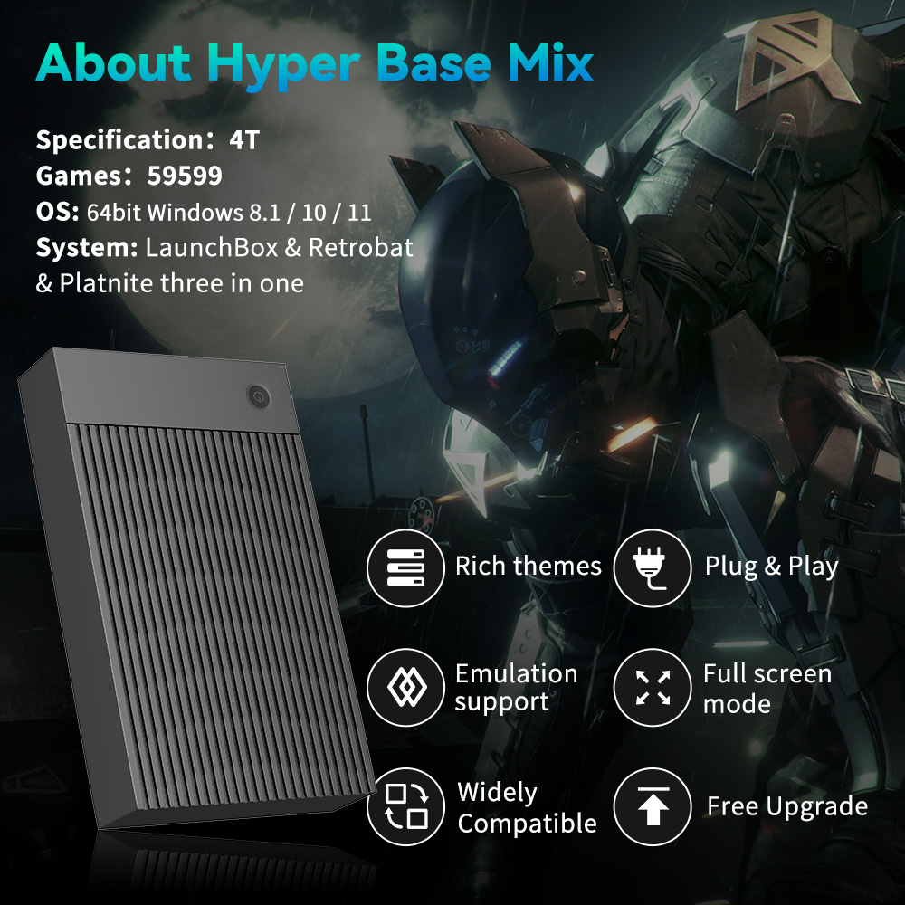 Игровой жесткий диск Hyper Bas – обзор и цена Retro Gaming Hdd