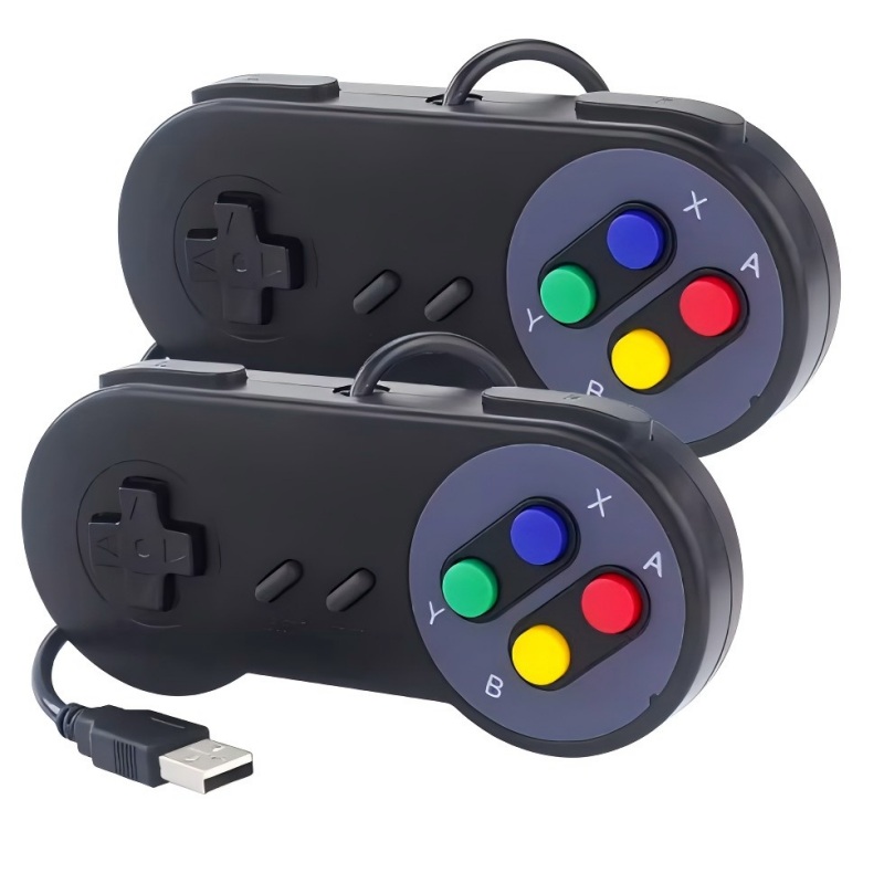 2 шт. USB-геймпады, ретро-джой – обзор и цена Retro Gaming Raspberry Pi 5