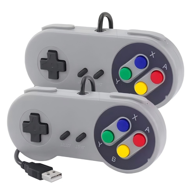 2 шт. USB-геймпады, ретро-джой – обзор и цена Retro Gaming Raspberry Pi 5