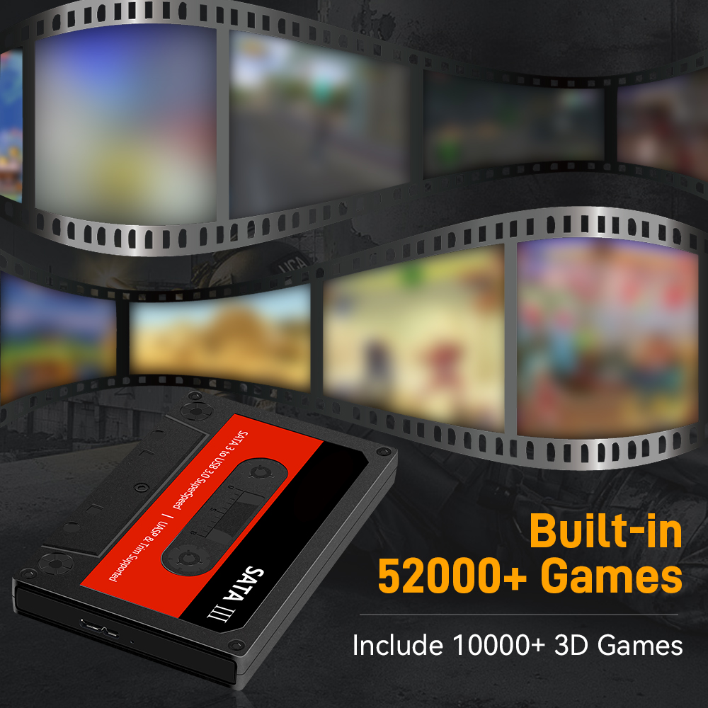 Эмулятор Batocera 500G/2T, игр – обзор и цена Retro Gaming Hard Drive