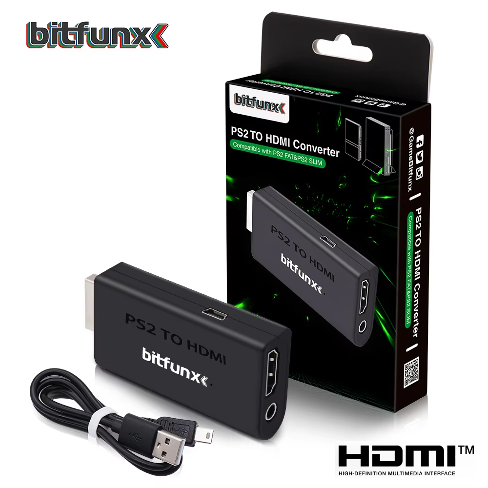 Bitfunx PS2 YPBPR к HDMI ™   А – обзор и цена Retro Gaming Hdd