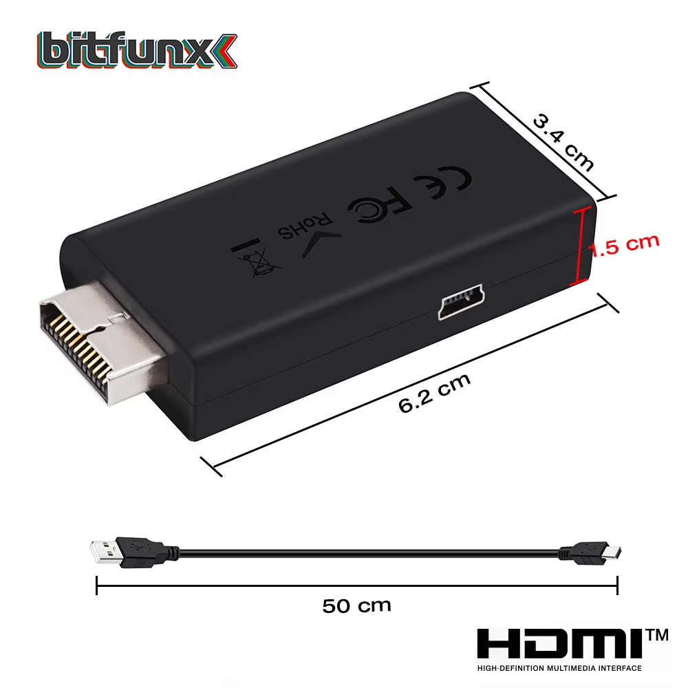 Bitfunx PS2 YPBPR к HDMI ™   А – обзор и цена Retro Gaming Hdd