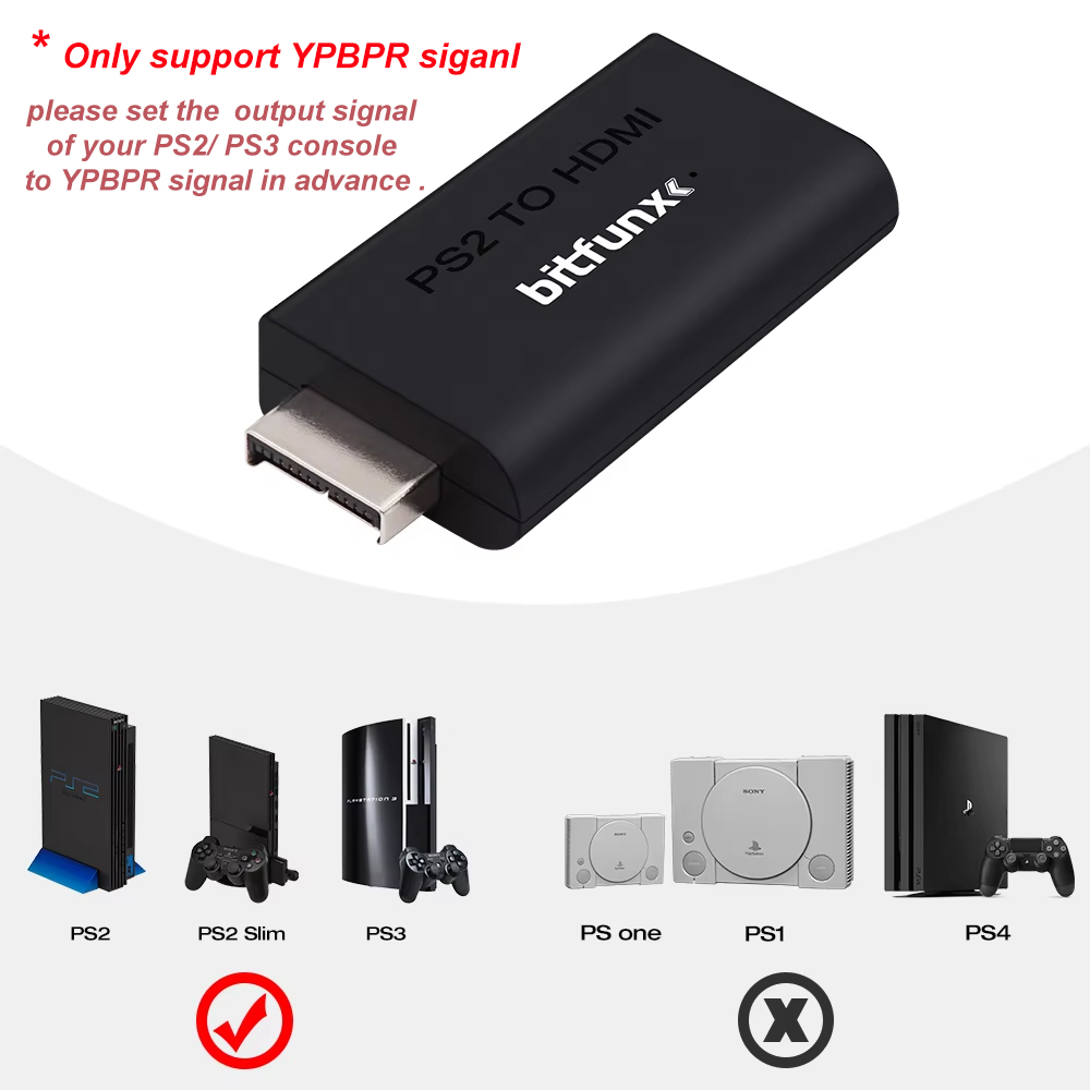 Bitfunx PS2 YPBPR к HDMI ™   А – обзор и цена Retro Gaming Hdd