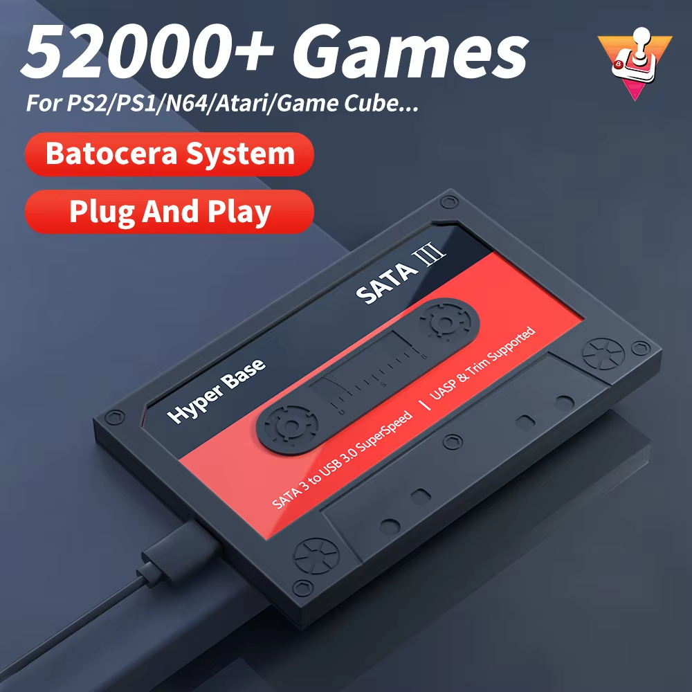 Жесткий диск Batocera 500G/2T  – обзор и цена Retro Gaming Hard Drive
