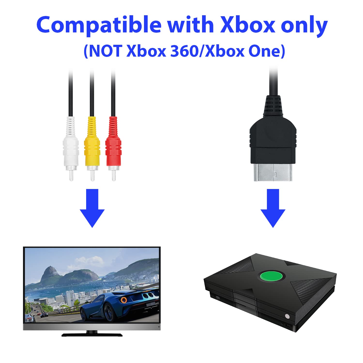 Оригинальный AV-кабель для Xbo – обзор и цена Retro Gaming Xbox One